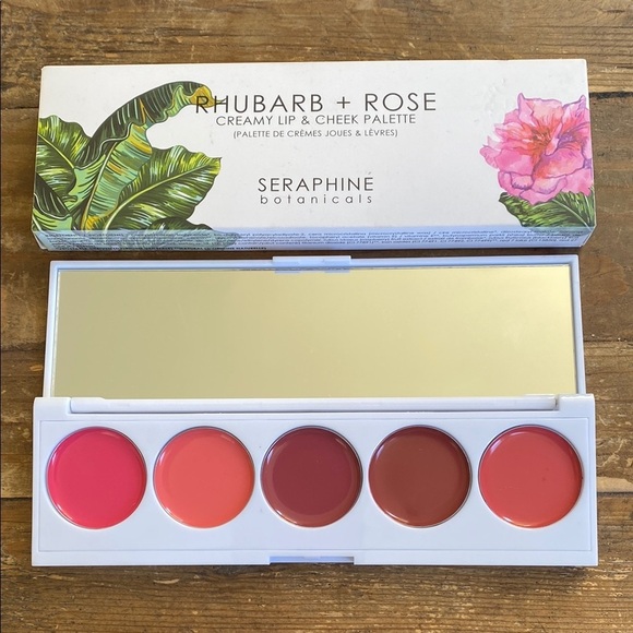 Seraphine Rhubarb + Rose Lip & Cheek Palette - Picture 4 of 7